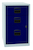 Beistellschrank PFA, 2 Universalschubladen, 1 HR-Schublade, lichtgrau/oxfordblau