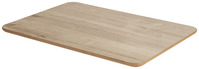 Tischplatte Duneo reckteckig; 80x55x2.5 cm (LxBxH); eiche/natur; rechteckig