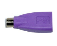 CHERRY 6171784 adattatore per inversione del genere dei cavi PS/2 USB A Viola