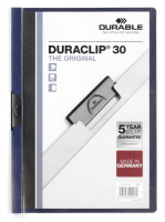 Durable DURACLIP PVC Blauw A4