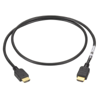 Black Box EVHDMI01T-002M HDMI kábel 2 M HDMI A-típus (Standard) Fekete