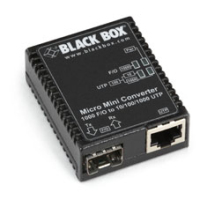 Black Box LMC4000A konwerter sieciowy 1000 Mbit/s Czarny