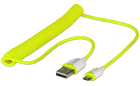 Lindy 1.6m USB 2.0 A - Micro-B USB kábel 1,6 M USB A Micro-USB B Sárga