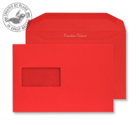 Blake Pillar Box Red Gummed Wallet Window C5+ 162x235mm 120gsm (Pack 500)