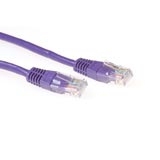 ACT UTP CAT6 PatchCable Purple 2m netwerkkabel Paars