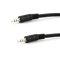 e+p B 111/2 LOSE Audio-Kabel 2,5 m 3.5mm Schwarz