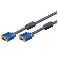 M-Cab SVGA M/M 1.8m kabel VGA 1,8 m VGA (D-Sub) Czarny, Niebieski