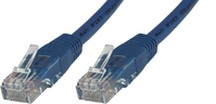 Microconnect UTP6A005B cable de red Azul 0,5 m Cat6a U/UTP (UTP)