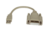 EFB Elektronik K5306.020V2 Serien-Kabel Grau 0,2 m USB Typ-A