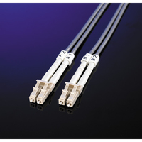 ROLINE F.O. kabel 50/125µm, LC/LC, OM3, turkoois 20m
