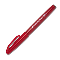 Pentel SES15C-B penna calligrafica Rosso 1 pz