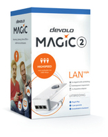 Devolo Magic 2 LAN triple 2400 Mbit/s Eingebauter Ethernet-Anschluss Weiß 1 Stück(e)
