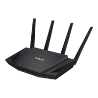 ASUS RT-AX58U wireless router Gigabit Ethernet Dual-band (2.4 GHz / 5 GHz) Black