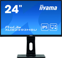 iiyama ProLite XUB2493HSU-B1 számítógép monitor 60,5 cm (23.8") 1920 x 1080 pixelek Full HD LED Fekete