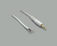 BKL Electronic 1101252 Audio-Kabel 1,8 m 3.5mm Weiß