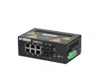Red Lion 708FXE2-SC-15 switch Gestionado Fast Ethernet (10/100) Negro