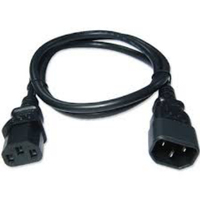 Zebra CS-CAB-IEC-L câble électrique Noir 1 m Coupleur C13 Coupleur C14