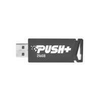 Patriot Memory Push+ USB-Stick 256 GB USB Typ-A 3.2 Gen 1 (3.1 Gen 1) Schwarz
