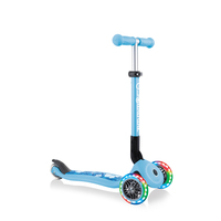 Globber 433-200 Tretroller Kinder Dreiradroller Schwarz, Blau