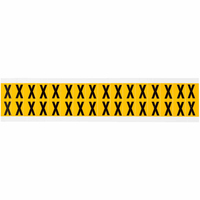 Brady 1520-X etykiet do nadruku Czarny, Żółty Samoprzylepne etykiety do drukowania