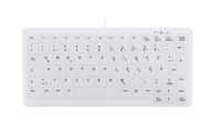 CHERRY AK-C4110 clavier USB AZERTY Belge Blanc