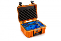 B&W 3000/O/MAVIC3 hoes voor cameradrones Hard case Oranje Polypropyleen (PP)
