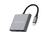 Conceptronic DONN01G notebook dock & poortreplicator USB 3.2 Gen 1 (3.1 Gen 1) Type-C Zwart, Grijs