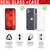 Displex Panzerglas (10H) + Case für Apple iPhone 14 Pro Max, Eco-Montagerahmen, + Case, Tempered Glas, kratzer-resistente Schutzfolie