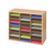 Safco 9402 literature rack 24 shelves Oak