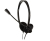 LogiLink Stereo Headset Earphones with Microphone Auriculares Alámbrico Diadema Llamadas/Música Negro