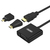 UNITEK Y-6355 câble vidéo et adaptateur VGA (D-Sub) HDMI Type A (Standard) Noir