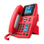 Fanvil X5U-R téléphone fixe Noir, Rouge 16 lignes Wifi