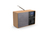 Philips TAR5505/10 rádió Hordozható Digitális Fekete, Szürke, Fa