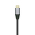AISENS A109-0395 Videokabel-Adapter 1,8 m DisplayPort USB Typ-C Aluminium, Schwarz