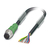 Phoenix Contact 1171880 cable para sensor y actuador 1,8 m M12 Negro