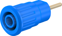 4 mm Sicherheitsbuchse blau SEB4-R