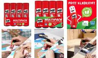 Pritt Klebestift 4 x 22g im Spar-Pack, lösemittelfrei (56334701)