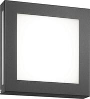 LED-Wandleuchte anthrazit mit HF-Sensor 3000K IP44 117/LED/BM