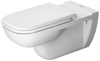 DURAVIT 2228092000 Wand-WC D-CODE VITAL tief, 360 x 700 mm, barrierefrei Hygiene