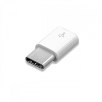Adapter van USB Type C naar Mico USB wit