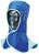 Artikeldetailsicht WELDAS Kopfschutzhaube Fire Fox blau L Schweißerhaube aus flammhemmender Baumwolle, Netz-Fütterung, Klettverschluss
