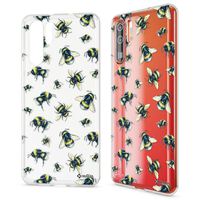 NALIA Case compatible with Huawei P30 Pro, Motif Design Ultra-Thin Silicone Pattern Cover Phone Protector Skin, Slim Shockproof Gel Bumper Protective Anti-Choc Backcover Bumblebee