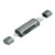 USB 3.2 Gen1-Kartenleser, für SD- und microSD-Karte, Aluminiumgehäuse, LogiLink® [CR0043]