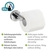 WENKO Vacuum-Loc Toilettenpapierrollenhalter Capri, Befestigen ohne bohren