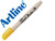 Rotulador artline supreme brush pintura base de agua punta tipo pincel trazo variable amarillo