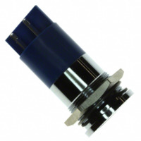 LED-Signalleuchte, 24 V (AC), 24 V (DC), blau, 101 mcd, Einbau-Ø 22 mm, RM 1.25