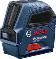 Bosch Professional GLL 2-10 Vonallézer Önszintező, Táskával Hatótáv (max.): 10 m