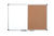 Bi-Office Maya Combination Board Cork/Magnetic Whiteboard Aluminium Frame 900x600mm