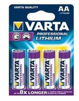 Professional Lithium AA Professional Lithium AA, Single-use battery, AA, Lithium, 1.5 V, 4 pc(s), 2900 mAh