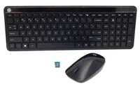 Keyboard Mouse Kit (Internat) 801523-L31, Wireless, RF Wireless, Mechanical, QWERTY, Black, Mouse included Tastaturen